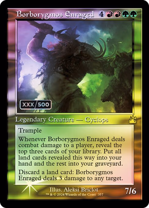 Borborygmos Enraged (Retro Frame) (Serial Numbered)