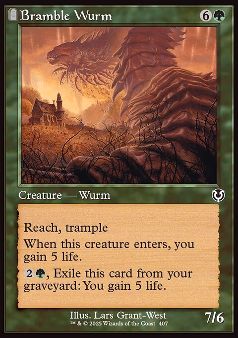 Bramble Wurm (Retro Frame)