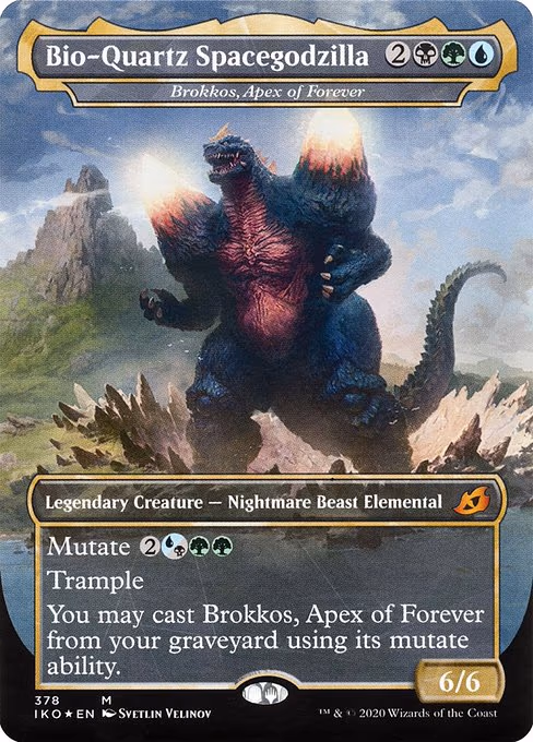 Bio-Quartz Spacegodzilla - Brokkos, Apex of Forever
