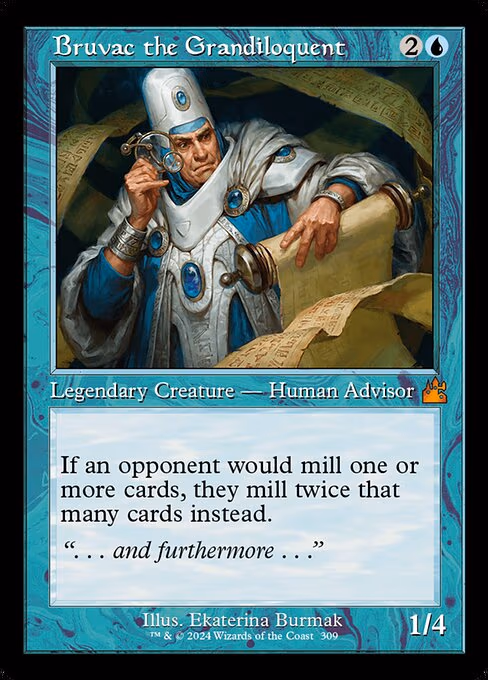 Bruvac the Grandiloquent (Retro Frame)