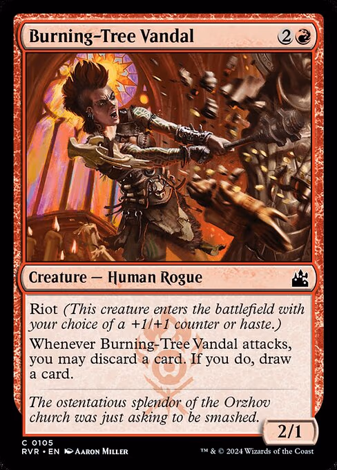 Burning-Tree Vandal