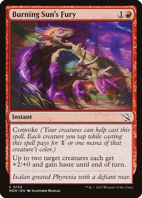 Burning Sun's Fury