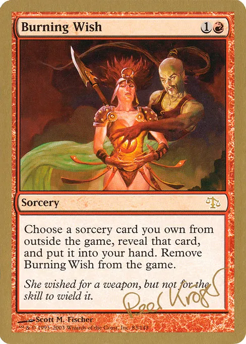 Burning Wish - 2003 Peer Kroger