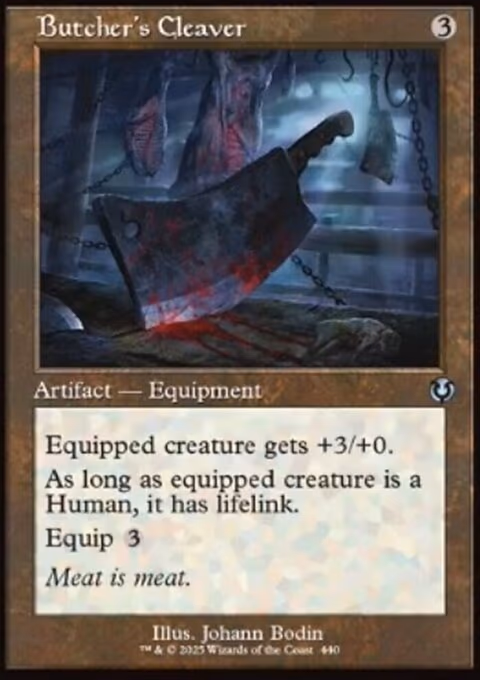 Butcher's Cleaver (Retro Frame)