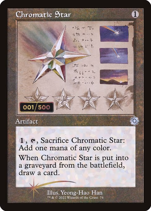 Chromatic Star (Schematic) (Serial Numbered) - U (74)