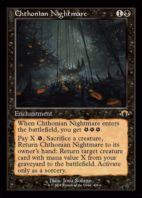 Chthonian Nightmare (Retro Frame)