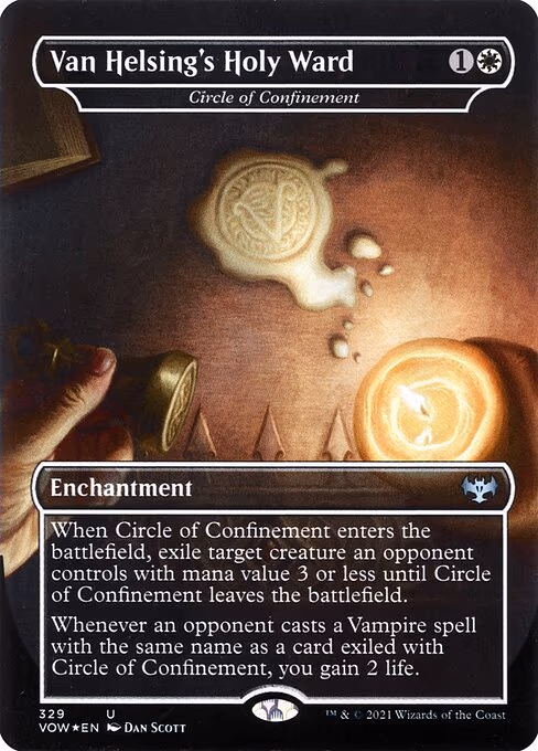 Van Helsing's Holy Ward - Circle of Confinement