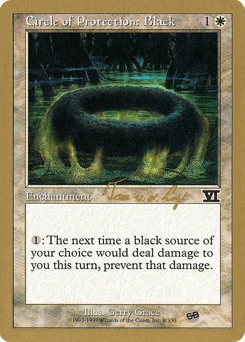 Circle of Protection: Black - 2000 Tom van de Logt (6ED)