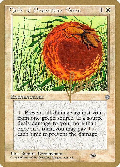 Circle of Protection: Green - 1996 Bertrand Lestree