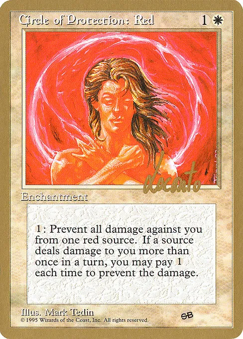 Circle of Protection: Red - 1996 Michael Loconto (4ED)