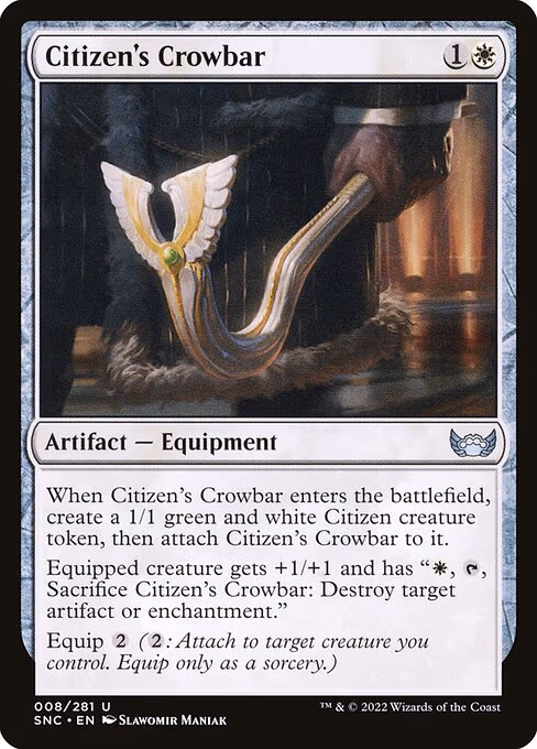 Citizen's Crowbar - U (8)
