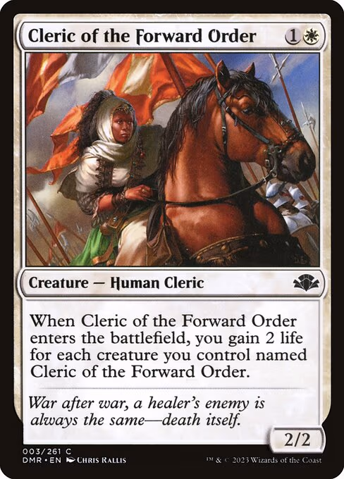 Cleric of the Forward Order