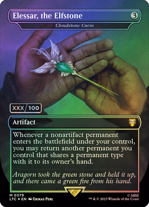 Elessar, the Elfstone - Cloudstone Curio (Serial Numbered)