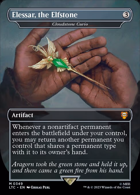 Elessar, the Elfstone - Cloudstone Curio