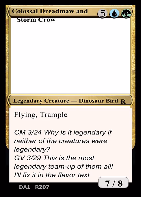 Colossal Dreadmaw and Storm Crow