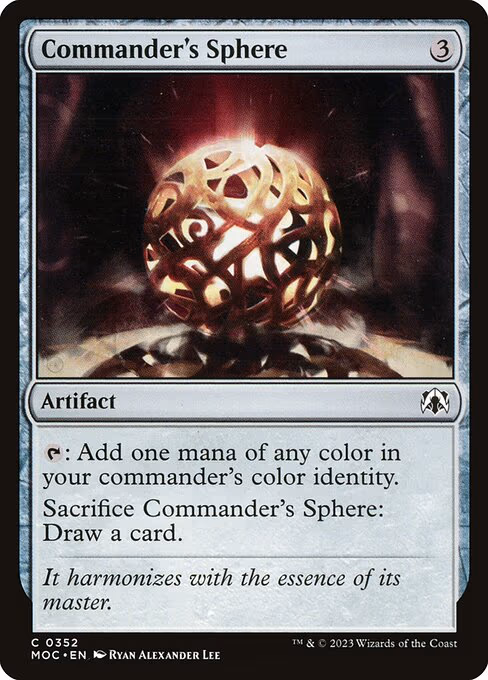 Commander's Sphere - C (352)