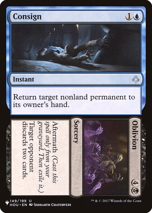 Consign // Oblivion