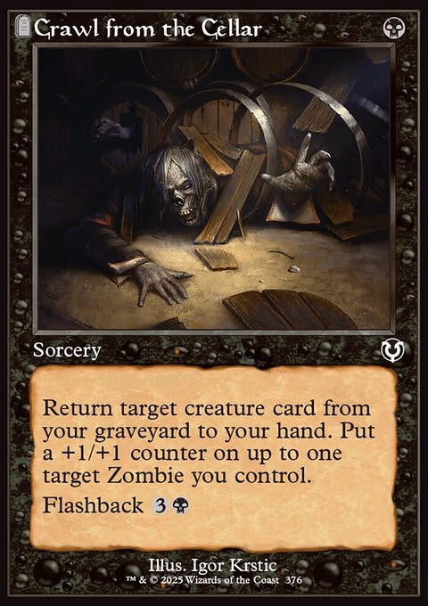 Crawl from the Cellar (Retro Frame)