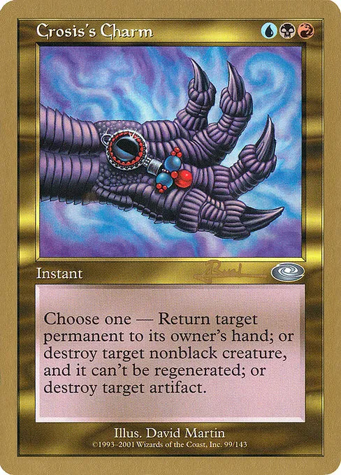 Crosis's Charm - 2001 Antoine Ruel