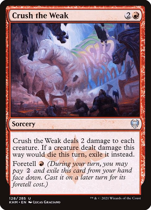 Crush the Weak