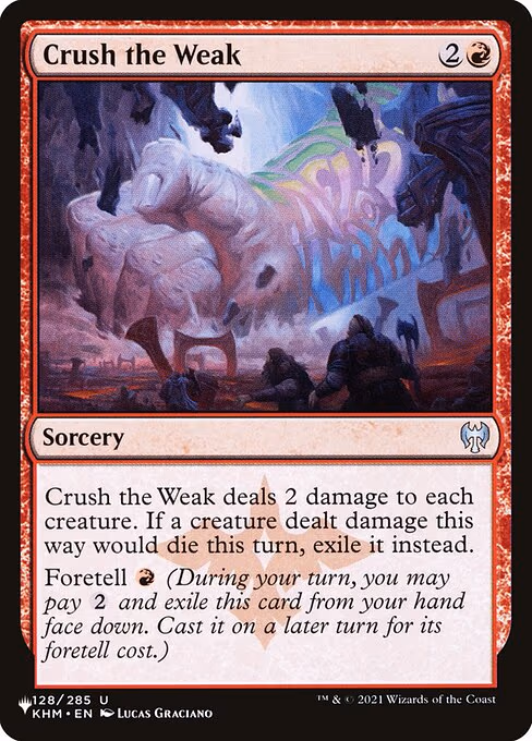 Crush the Weak