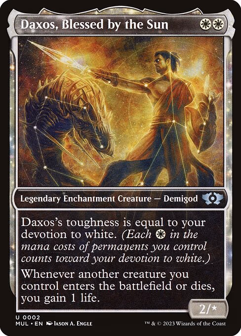 Daxos, Blessed by the Sun