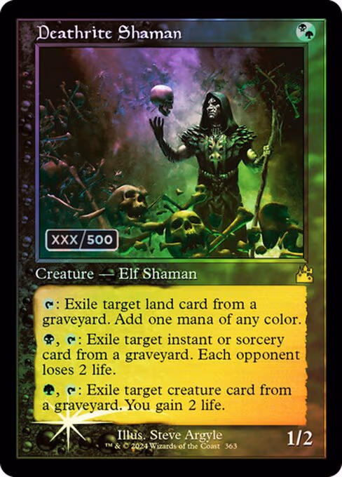 Deathrite Shaman (Retro Frame) (Serial Numbered)