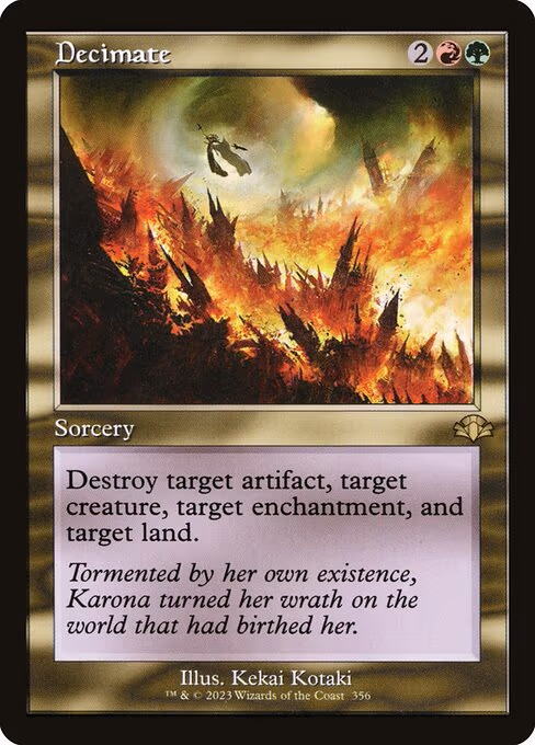 Decimate (Retro Frame)