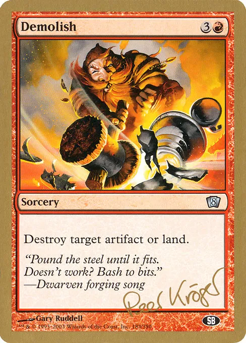 Demolish - 2003 Peer Kroger (8ED) - S