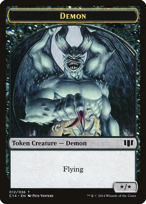 Demon (012) // Zombie (016) Double-Sided Token