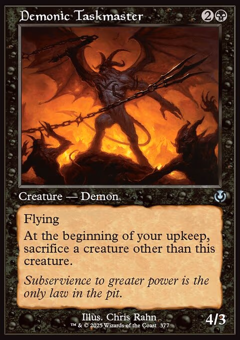 Demonic Taskmaster (Retro Frame)