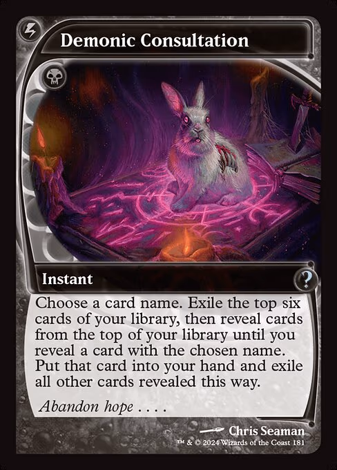 Demonic Consultation (Future Sight)