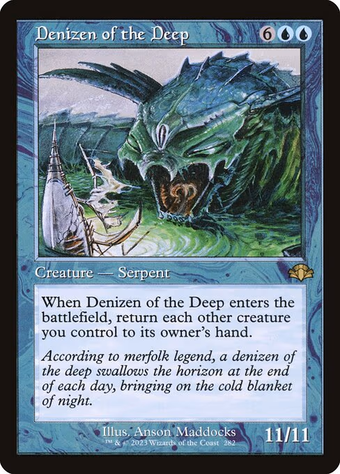 Denizen of the Deep (Retro Frame) - R (282)