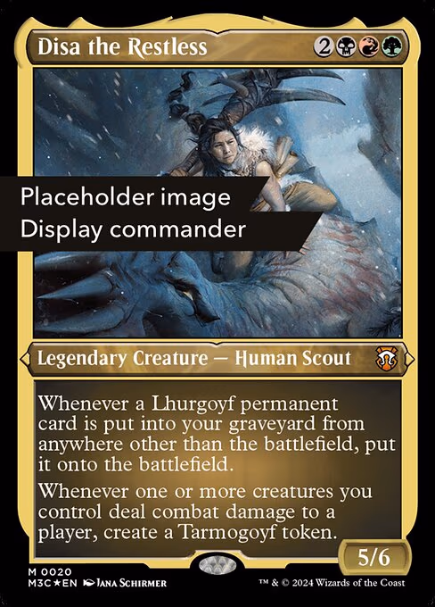Disa the Restless (Display Commander) (Ripple Foil) - Thick Stock