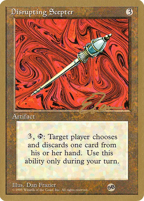 Disrupting Scepter - 1996 Eric Tam (4ED)