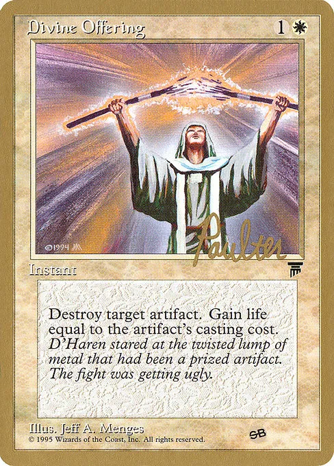 Divine Offering - 1996 Preston Poulter