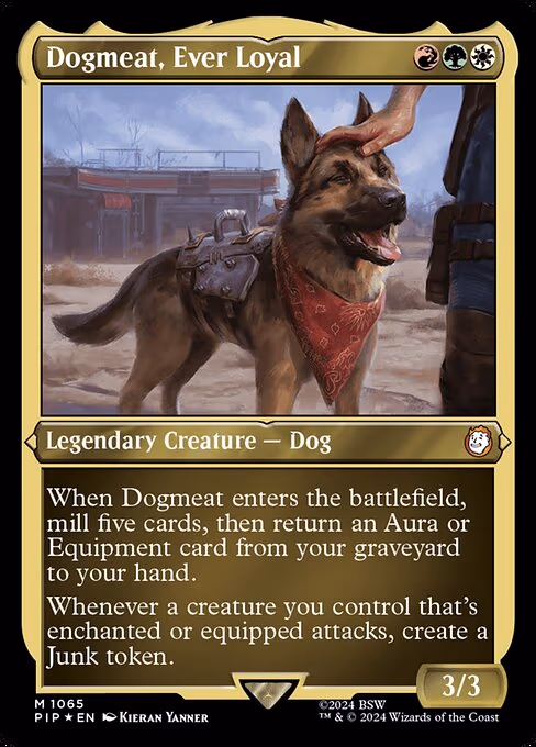 Dogmeat, Ever Loyal (Display Commander) - Thick Stock - M (1065)