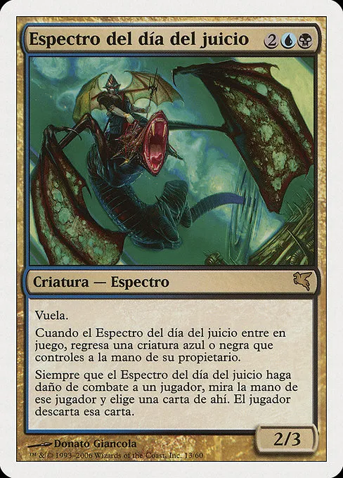 Doomsday Specter (Spanish) - "Espectro del día del juicio"