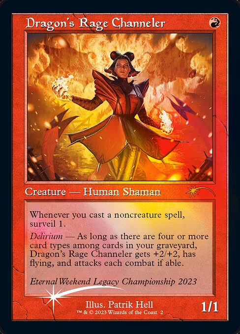 Dragon's Rage Channeler (Retro Frame)