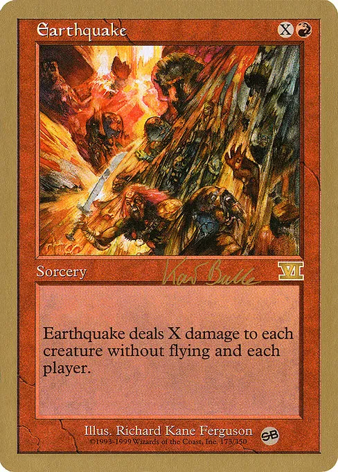 Earthquake - 1999 Kai Budde (6ED)