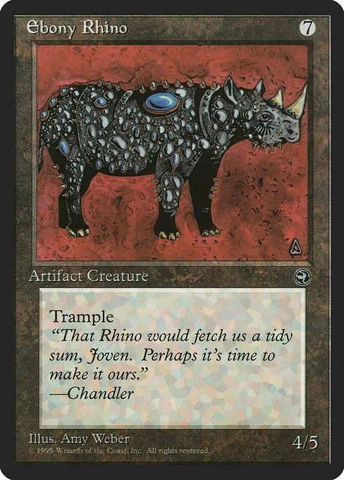 Ebony Rhino - C