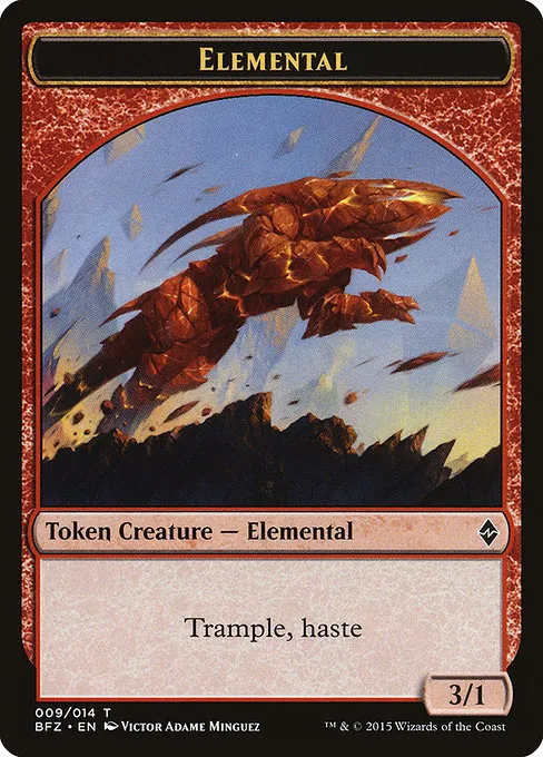 Elemental Token - T (9)
