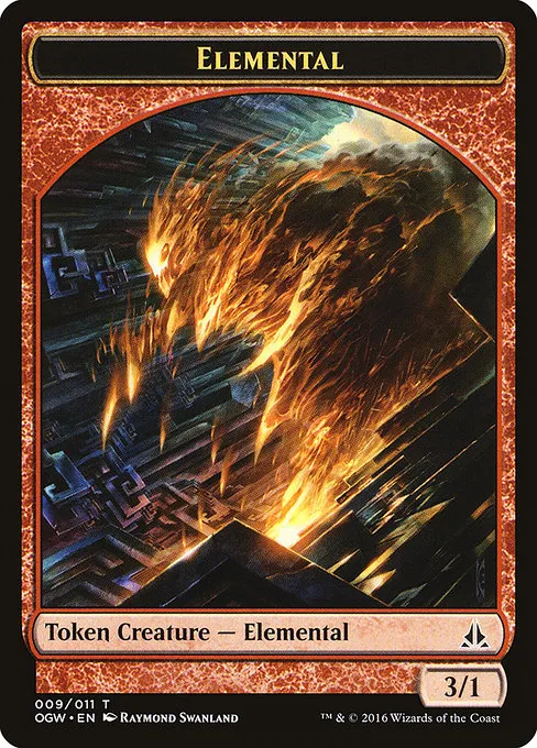 Elemental Token - T (9)