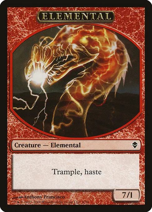 Elemental Token - T (8)
