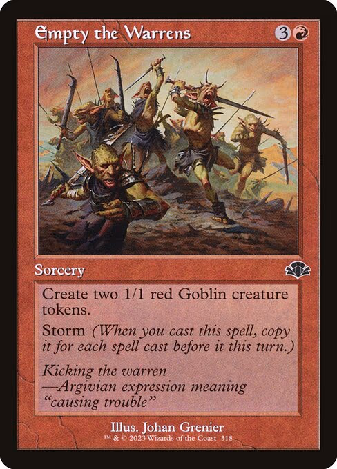 Empty the Warrens (Retro Frame)