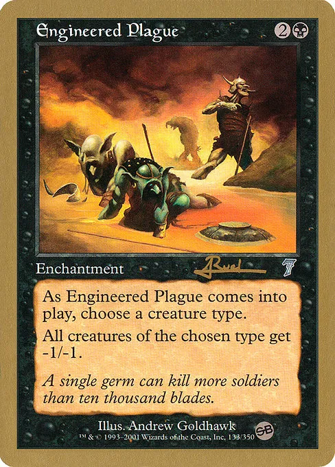 Engineered Plague - 2001 Antoine Ruel (7ED)