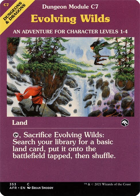 Evolving Wilds (Dungeon Module) - C (353)