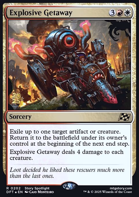Explosive Getaway