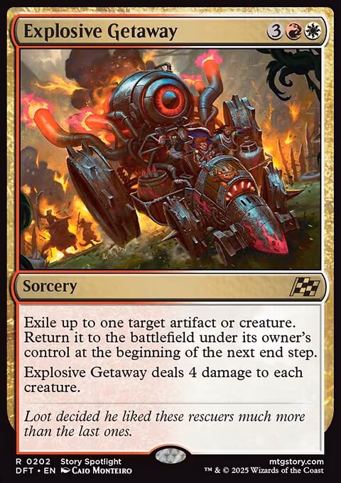 Explosive Getaway
