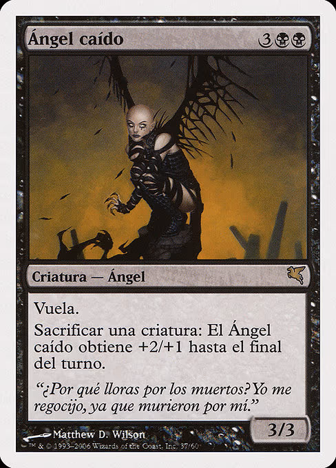 Fallen Angel (French) - "Ange déchue" - R (F37)